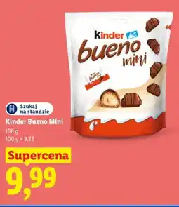 Lidl Wafle Kinder Bueno Mini oferta
