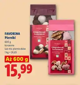 Lidl Pierniki korzenne Favorina oferta