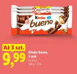 Lidl Baton Kinder Bueno 3-pak oferta