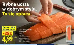 Lidl Łosoś atlantycki filet ze skórą XXL oferta