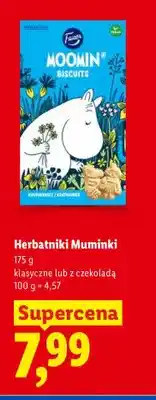 Lidl Herbatniki Muminki klasyczne Fazer oferta