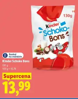 Lidl Cukierki czekoladowe Kinder Schoko Bons oferta