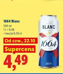 Lidl Piwo 1664 Blanc oferta
