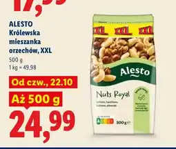 Lidl Królewska mieszanka orzechów XXL Alesto oferta