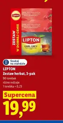 Lidl Zestaw herbat Lipton 3-pak oferta