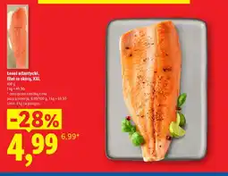 Lidl Łosoś atlantycki filet ze skórą XXL oferta