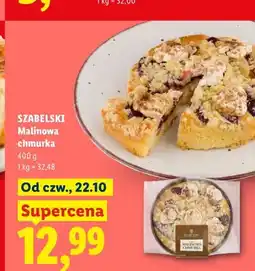 Lidl Ciasto Malinowa chmurka Szabelski oferta