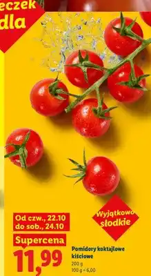 Lidl Pomidory koktajlowe kiściowe Ryneczek Lidla oferta
