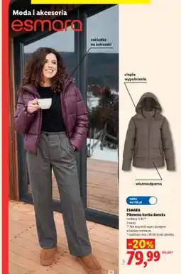 Lidl Pikowana kurtka damska Esmara oferta