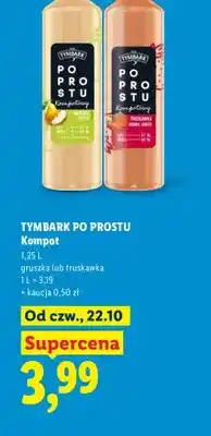 Lidl Kompot gruszka Tymbark Po Prostu oferta
