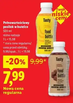 Lidl Pełnowartościowy posiłek w butelce Tasty oferta