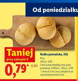 Lidl Bułka poznańska XXL oferta