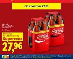 Lidl Napój gazowany Coca-Cola 4-pak oferta