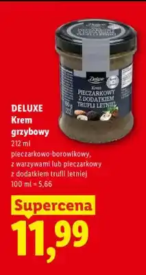 Lidl Krem grzybowy pieczarkowo-borowikowy Deluxe oferta