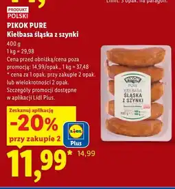 Lidl Kiełbasa śląska z szynki Pikok Pure oferta