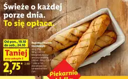 Lidl Bagietka z masłem czosnkowym oferta