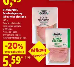 Lidl Schab wieprzowy Pikok Pure oferta