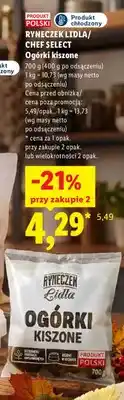 Lidl Ogórki kiszone Ryneczek Lidla oferta