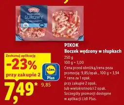 Lidl Boczek wędzony w słupkach Pikok oferta