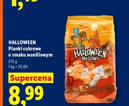 Lidl Pianki cukrowe o smaku waniliowym Halloween oferta