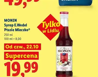 Syrop E.Wedel Ptasie Mleczko Monin