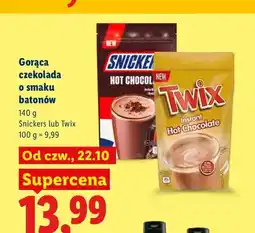 Lidl Gorąca czekolada o smaku batonów Snickers oferta