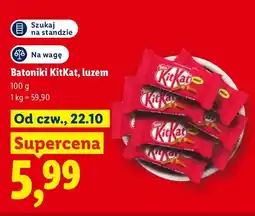Lidl Batoniki KitKat luzem oferta