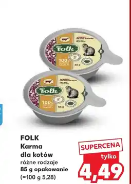 Kaufland Karma dla kota Folk oferta