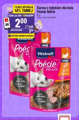 Polomarket Karma z indykiem dla kota Poésie Délice Vitakraft oferta