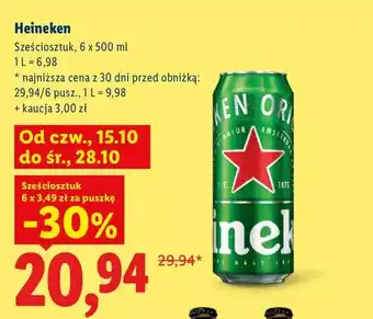 Piwo Heineken 6-pak