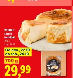Lidl Sernik baskijski Deluxe oferta
