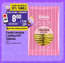 Polomarket Ciastka owsiane z polewą toffi Sielanka oferta