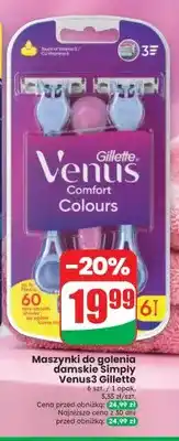 Dino Maszynki do golenia damskie Simply Venus3 Gillette oferta