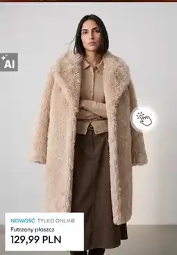 Sinsay Futrzany płaszcz oferta