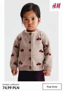 H&M Kardigan z aplikacjami H & M oferta