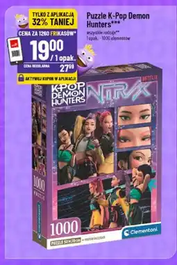 Polomarket Puzzle K-Pop Demon Hunters 1000 elementów Clementoni oferta