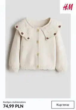 H&M Kardigan z kołnierzykiem H & M oferta