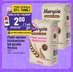 Polomarket Płatki owsiane górskie Marysia oferta