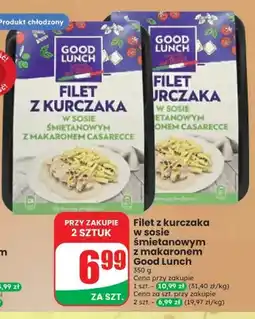 Dino Filet z kurczaka w sosie śmietanowym z makaronem Good Lunch oferta