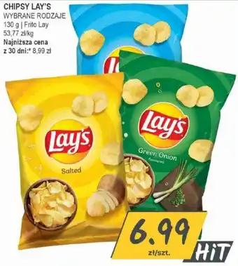 Chipsy Lay's Wybrane Rodzaje