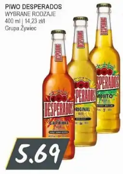 Słoneczko Piwo Desperados Wybrane Rodzaje oferta