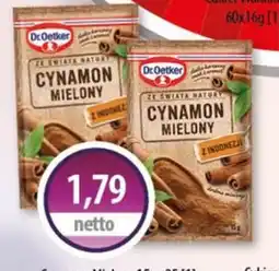 DUO-TES Dr. Oetker Cynamon Mielony oferta