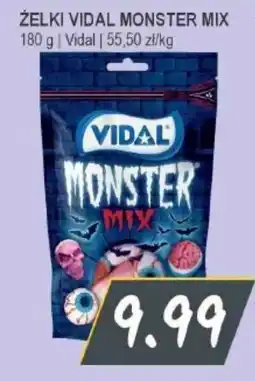 Słoneczko Żelki Vidal Monster Mix oferta
