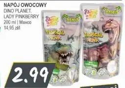Słoneczko Napój Owocowy Dino Planet, Lady Pinkberry oferta