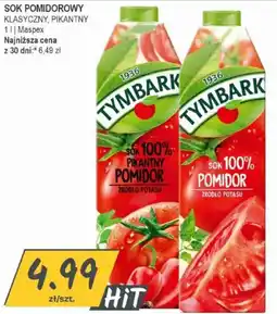 Słoneczko Sok Pomidorowy Klasyczny Pikantny Tymbark oferta