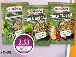 DUO-TES Kotányi Zioła Śródziemnomorskie oferta