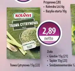 DUO-TES Trawa Cytrynowa Kotányi oferta