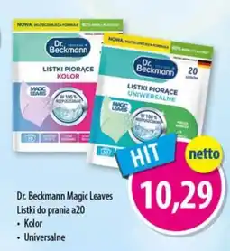 DUO-TES Dr. Beckmann Magic Leaves Listki do prania a20 oferta