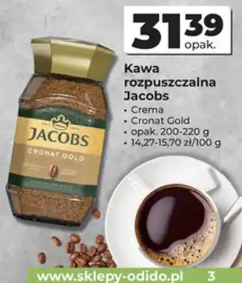Kawa rozpuszczalna Jacobs Cronat Gold