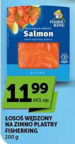 Groszek Losos Wędzony na Zimno Plastry Fisherking oferta
